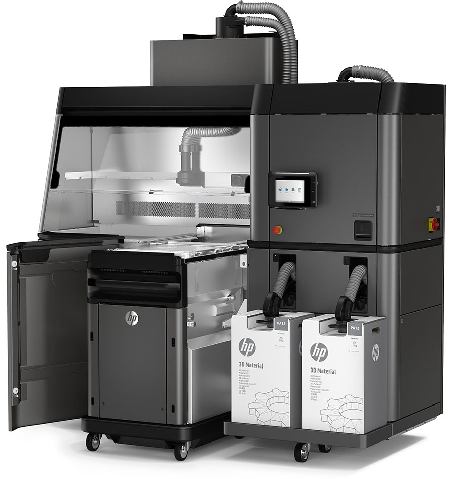 Imágenes Fotorrealistas de productos que forman parte de impresora 3D para HP